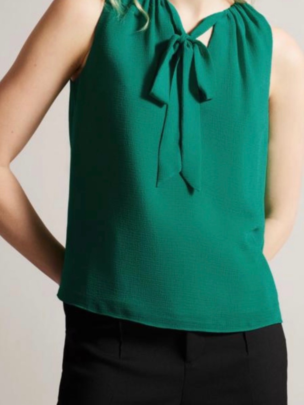 NWT: Ted Baker's Lydhia Tie Neck Top Size US 4